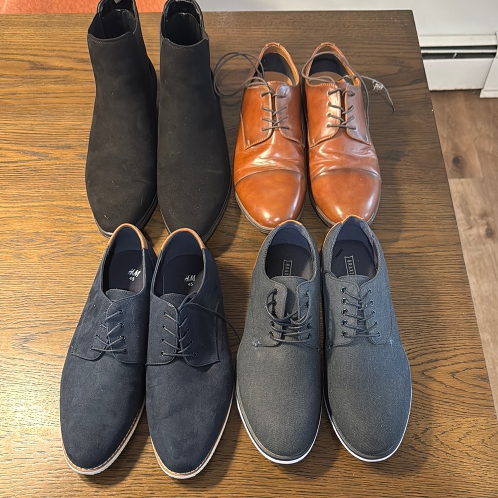 Lot of Size EU 45 / 11.5/12 sized business casual shoes